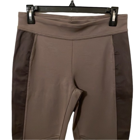 Free People Women's Gray/Brown Legging Pant Faux‎ Suede Side Panel Jogger Size S - Picture 3 of 8